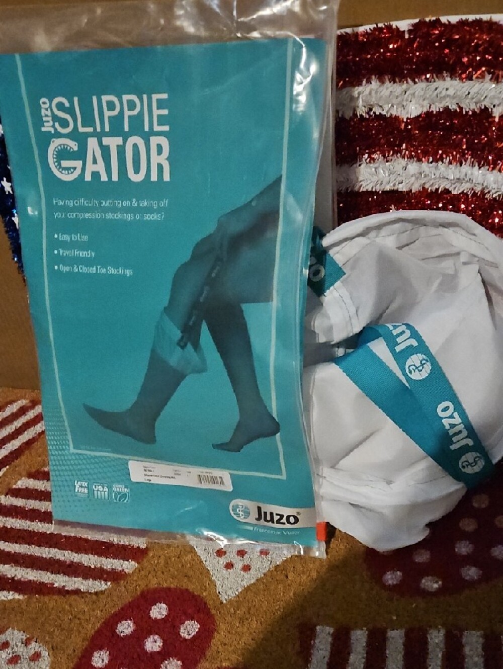 SLIPPIE GATOR 4 FAST&EASY APPLYING/REMOVING 4 ANY/ALL OF YOUR COMPRESSION SOCKS - Picture 15 of 16